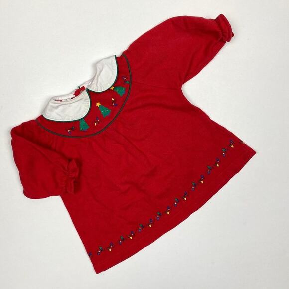 Vintage All Mine Red Christmas Dress 18 Months - Picture 1 of 11